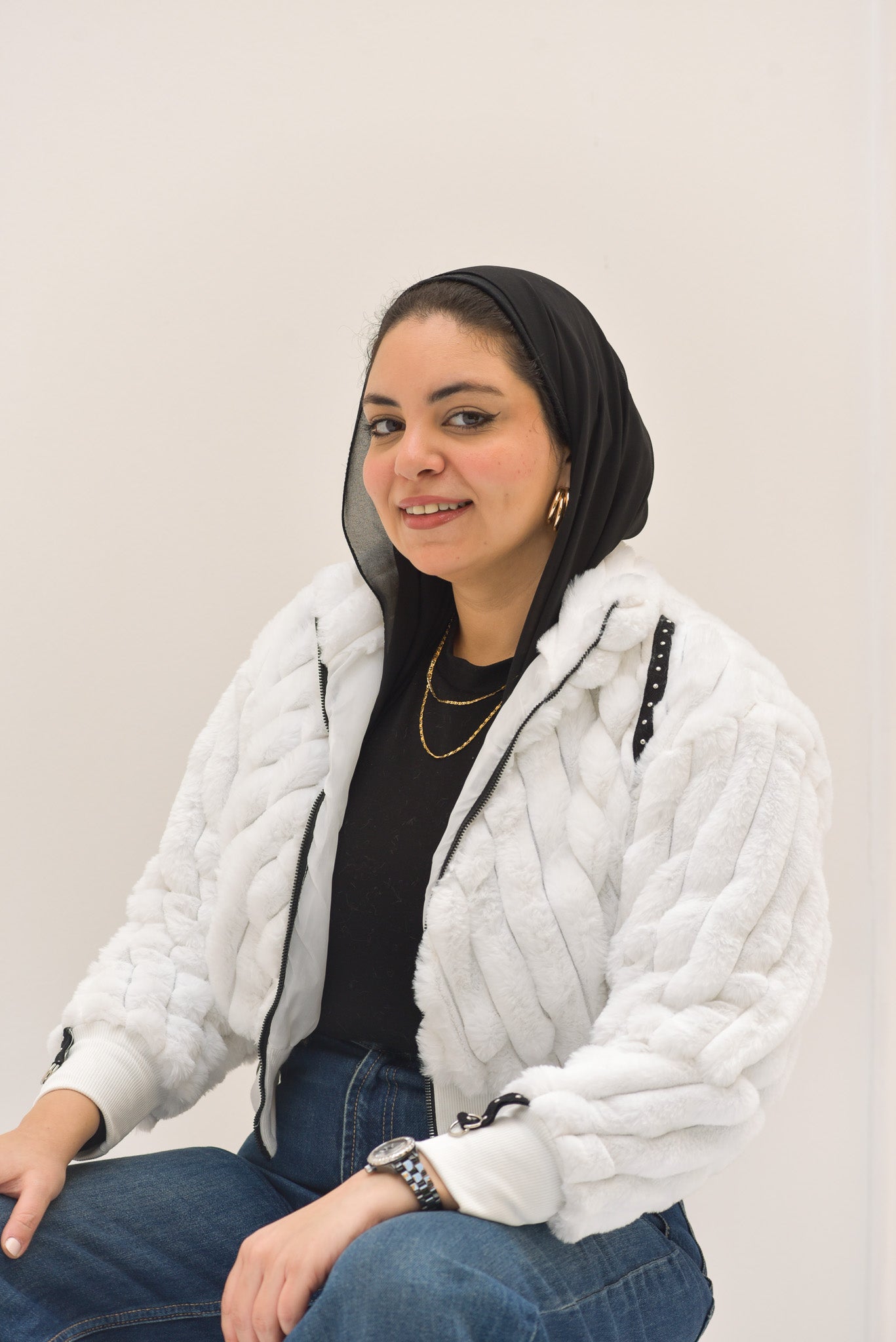 THE VELVET WAVE CROPPED JACKET