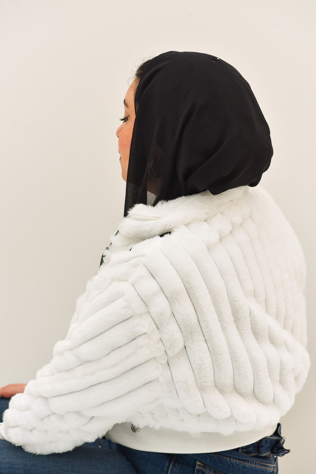 THE VELVET WAVE CROPPED JACKET