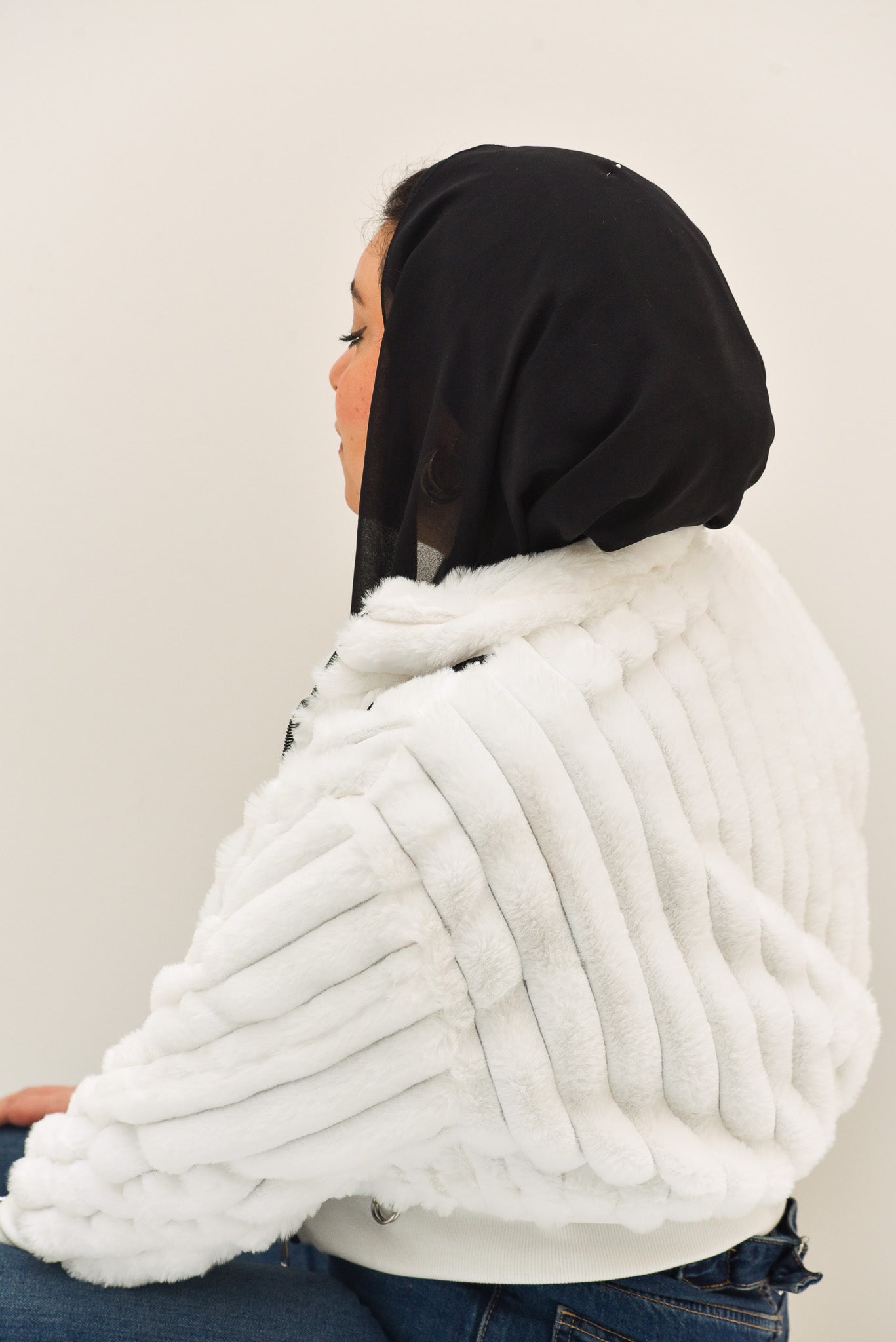 THE VELVET WAVE CROPPED JACKET