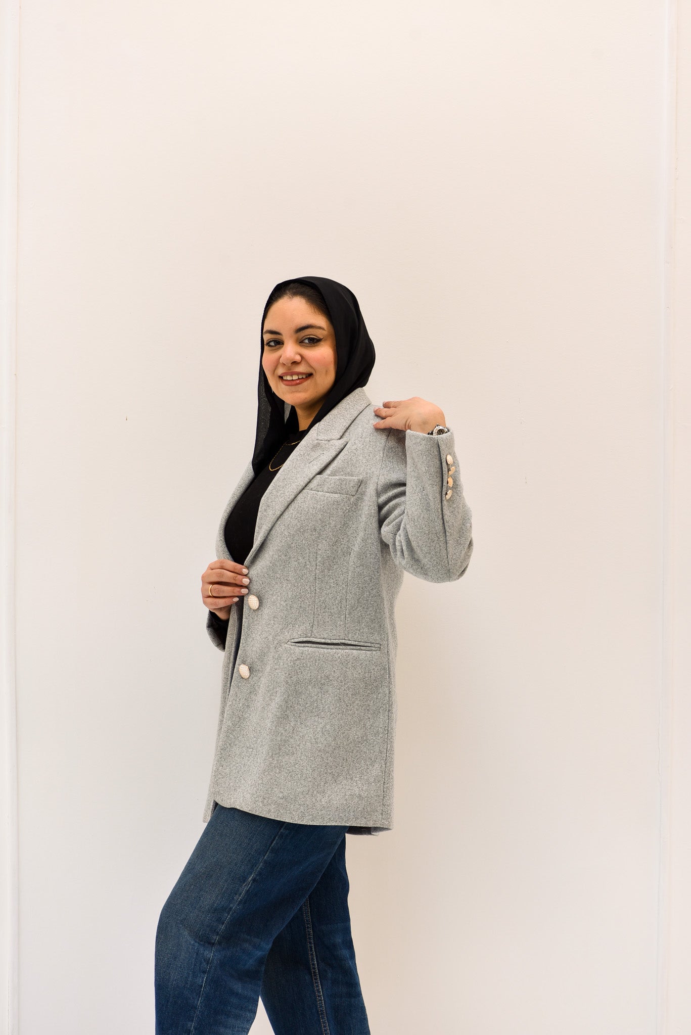 The Light Gray Relaxed Blazer