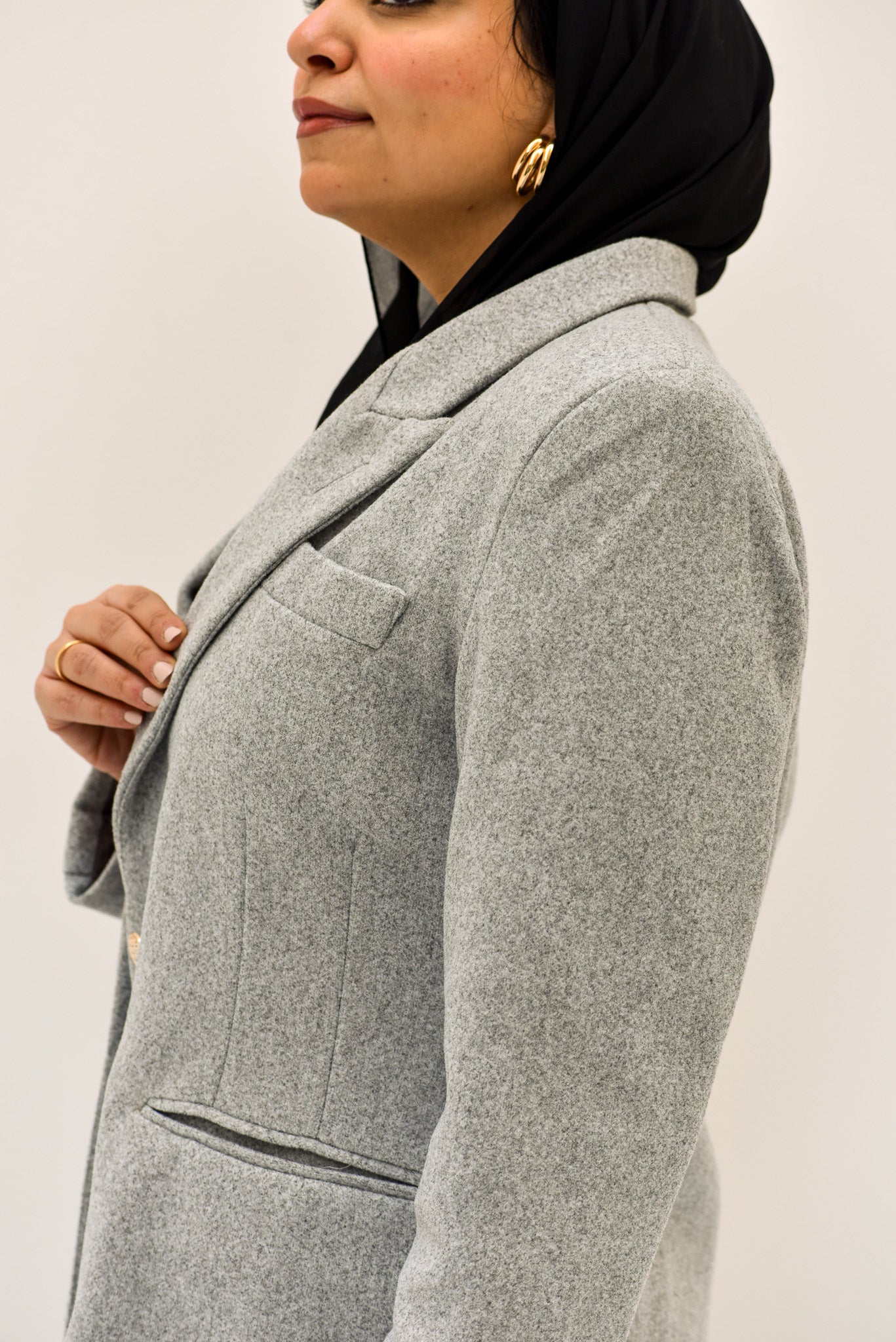 The Light Gray Relaxed Blazer